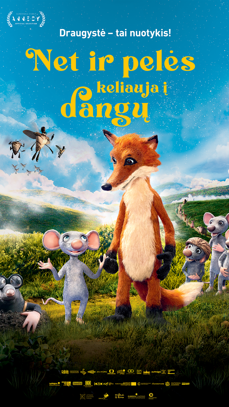 Net ir pelės keliauja į dangų